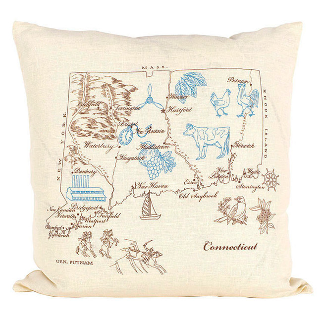 Connecticut Ox Bow Pillow