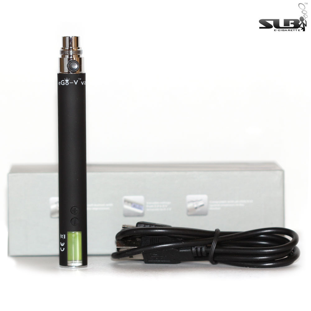 SLB eGo-V V2 USB Pass-Through 650mAh Battery - Black - Vape It Now