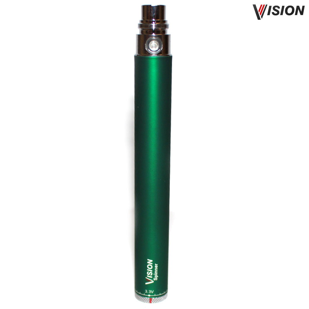 Vision Spinner Variable Voltage 1100mAh Battery - Green - Vape It Now