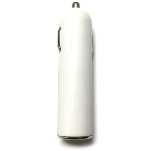 USB Car Charger - White