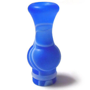 Ming Swirl Acrylic 510 Drip Tip - Blue