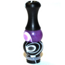 Multicolor Acrylic 510 Drip Tip - Black Purple