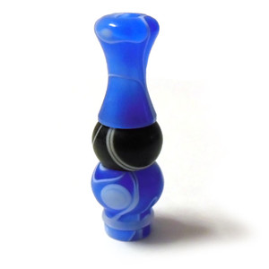 Multicolor Acrylic 510 Drip Tip - Blue Black