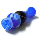 Multicolor Acrylic 510 Drip Tip - Blue Black
