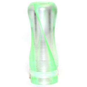 Round Plastic 510 Drip Tip - Green Ribbon