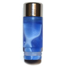 Stainless Flat Top Acrylic 510 Drip Tip - Blue