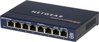 Netgear Prosafe 8 Port Unmanaged Gigabit Switch, GS108-400NAS