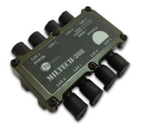 Techaya Ultra Compact Military USB Hub, 8 port, MILTECH306