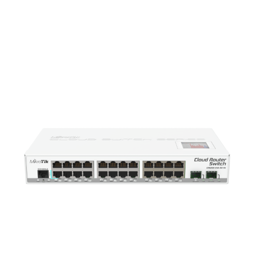 MikroTik 24 Port, two SFP+ 10G port Cloud Router Switch, CRS226-24G-2S+IN -  WLANMall