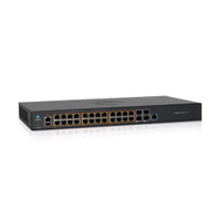 Cambium Networks cnMatrix EX2028 Switch with 24 1G access ports and 4 SFP+ 10G uplink ports, No Power Cord, MX-EX2028xxA-0