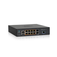 Cambium Networks cnMatrix EX2010-P Switch with 8 1G PoE+ access ports and 2 SFP 1G uplink ports, US Power Cord, MX-EX2010PxA-U