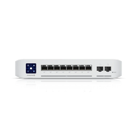 Ubiquiti Networks, Switch Enterprise,  Layer 3, PoE switch with (8) 2.5GbE, 802.3at PoE+ RJ45 ports and (2) 10G SFP+ ports, USW-Enterprise-8-PoE
