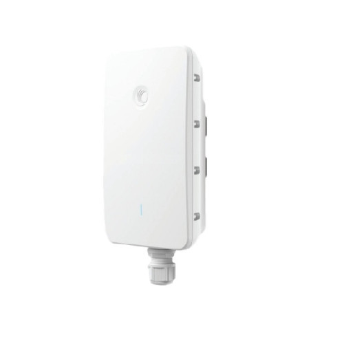 Cambium Networks, cnPilot Enterprise E505 Outdoor 802.11ac Wave 2 2x2 MIMO Dual Band Gigabit Access Point with 5 dBi Integrated Omni Antenna and PoE Injector, IP67, FCC. US power cord (PL-E505PUSA-US)