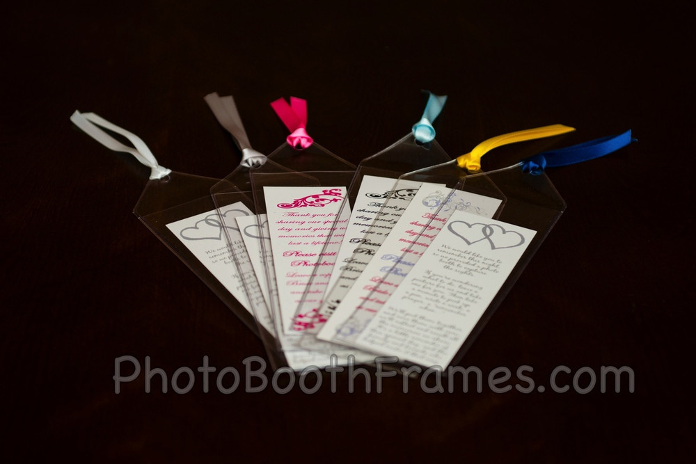 100 Premium Vinyl Photo Booth Bookmark Sleeves 2 1/4 X 6 for