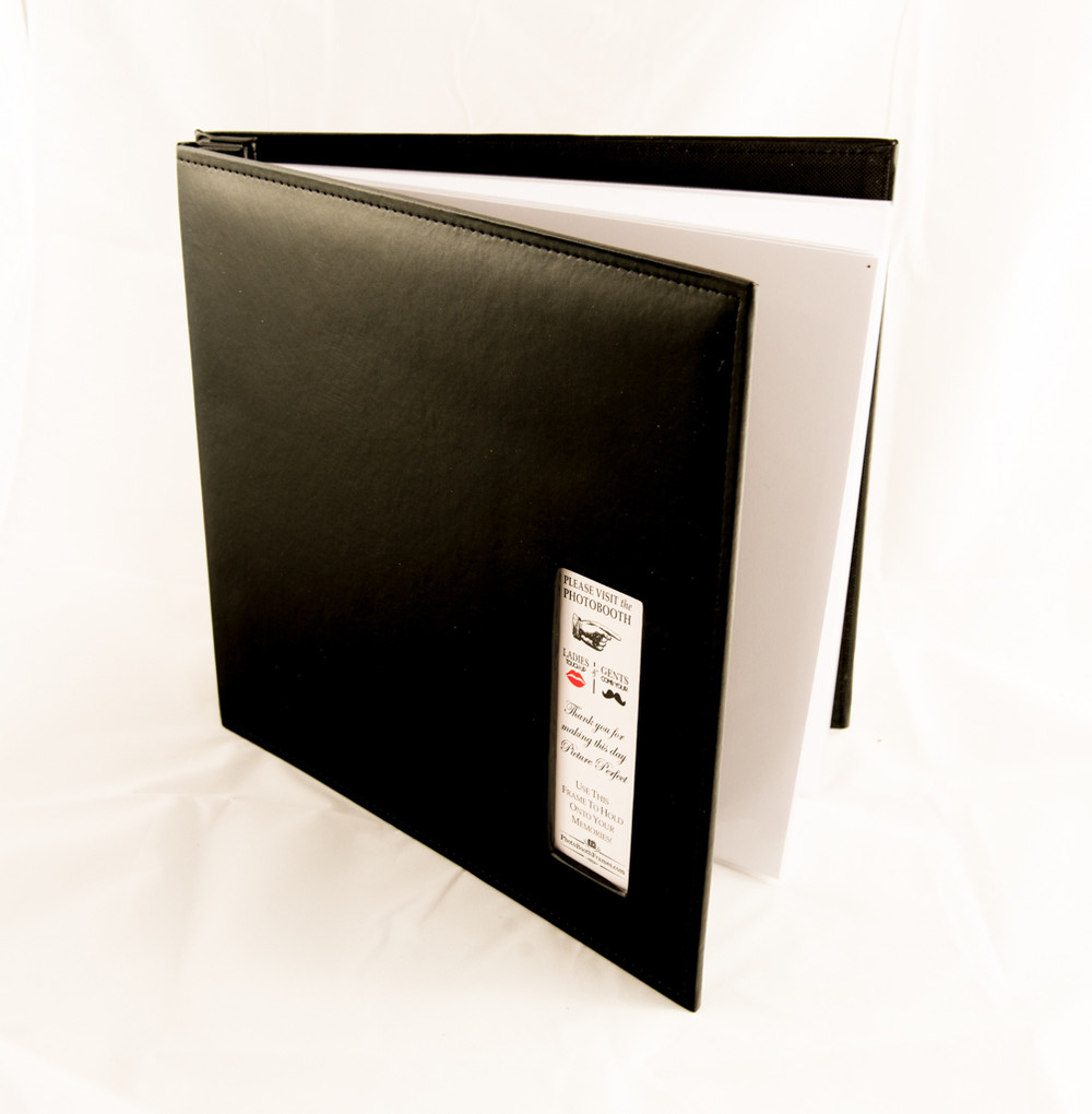 3 pack Photo Booth Photo Album white pages