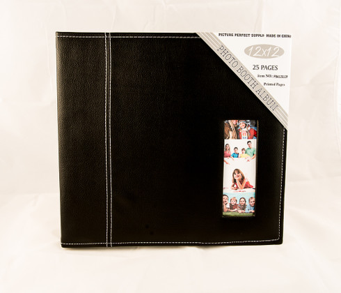 Photo Booth album with embrodiery