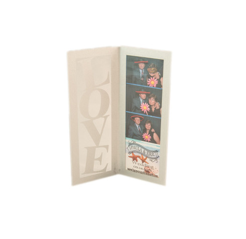 Silver Love Photo Booth Frame