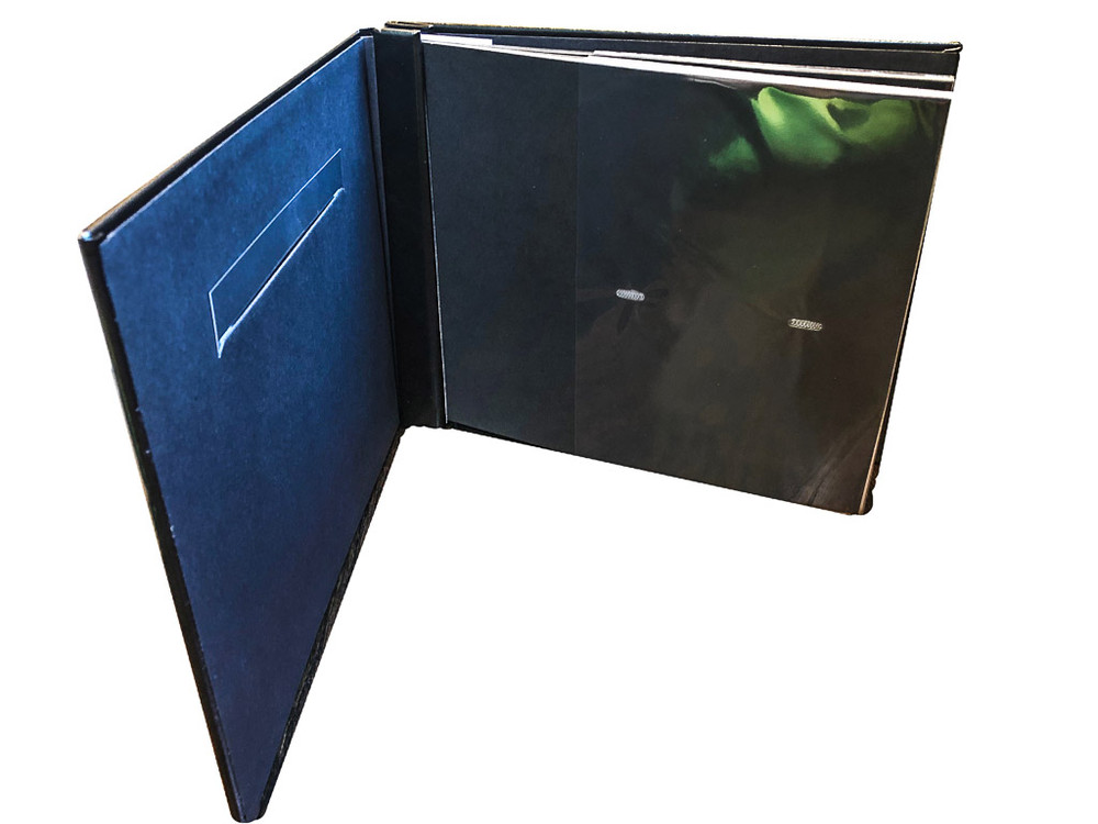 Photo Booth Album 4x6 Slip in Plastic Slots Leatherette Photo