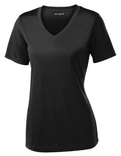 v neck moisture wicking tees