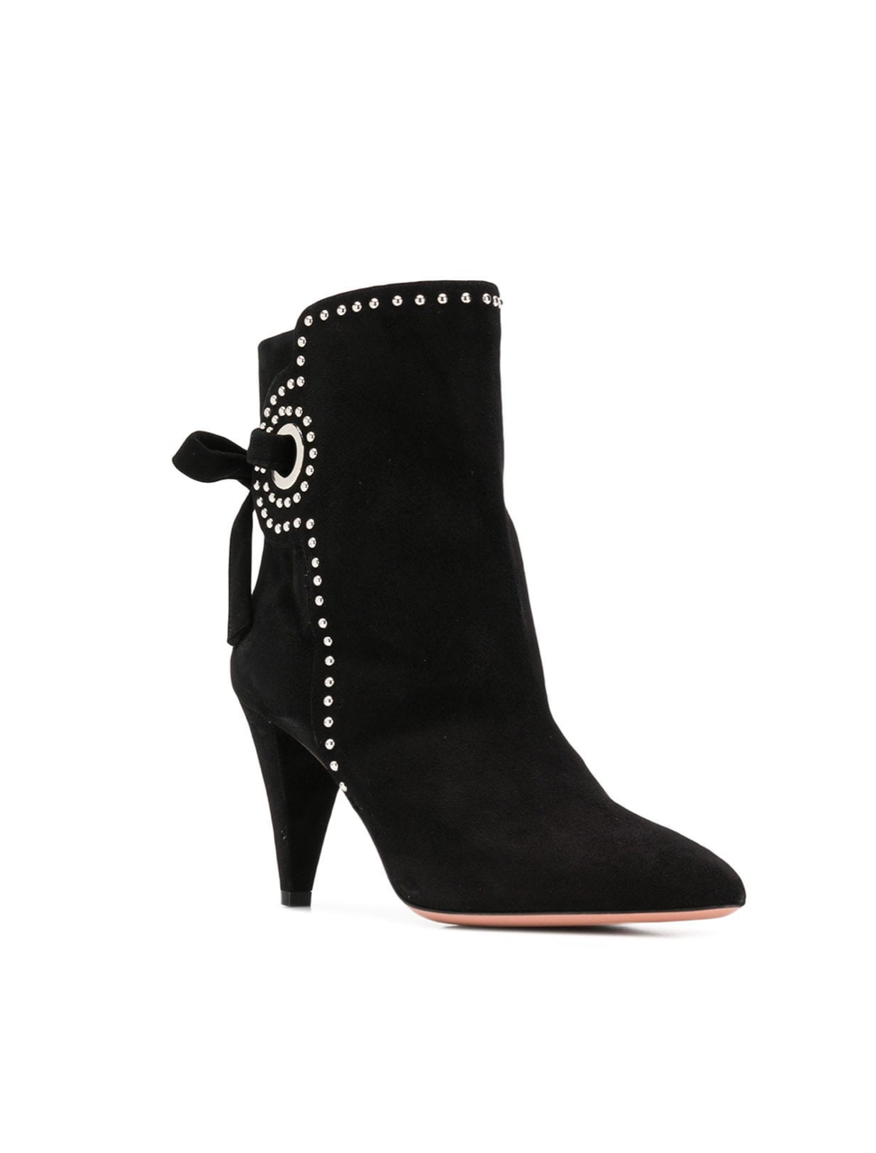 aquazzura suede booties