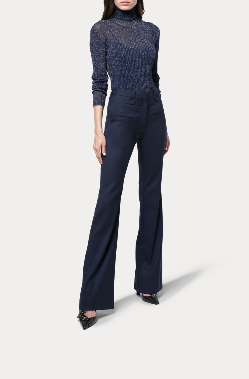 berry wide leg trousers