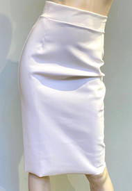 Chiara Boni La Petite Robe White Lumi Skirt, Size 44
