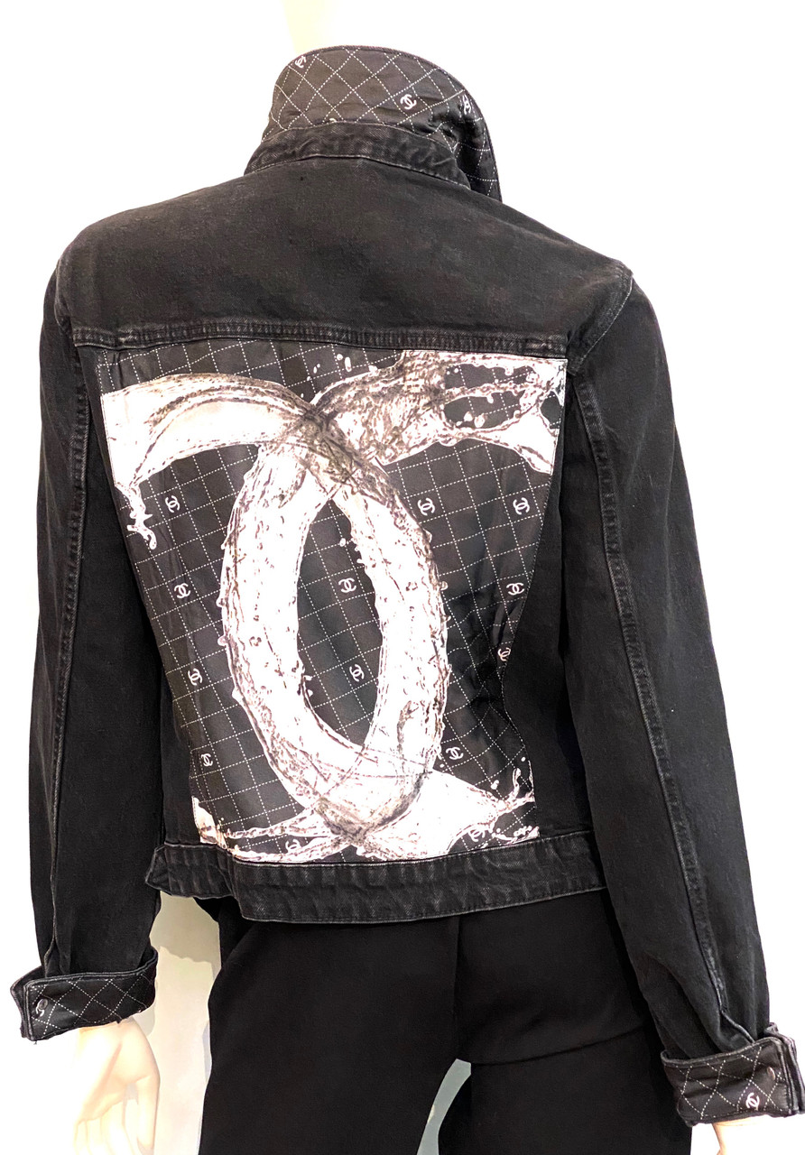 black denim jacket designer