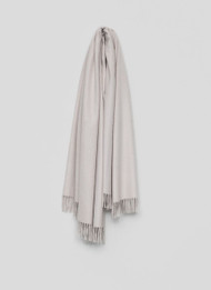 *PRE-ORDER* Begg & Co Arran Solid Cashmere Throw In Oyster