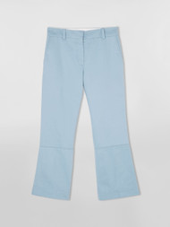 Marni Cropped Flared Leg Tailored Pants in Opal