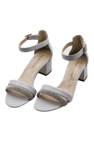 Fabiana Filippi Metal Embellished Strap Sandals, Size 37