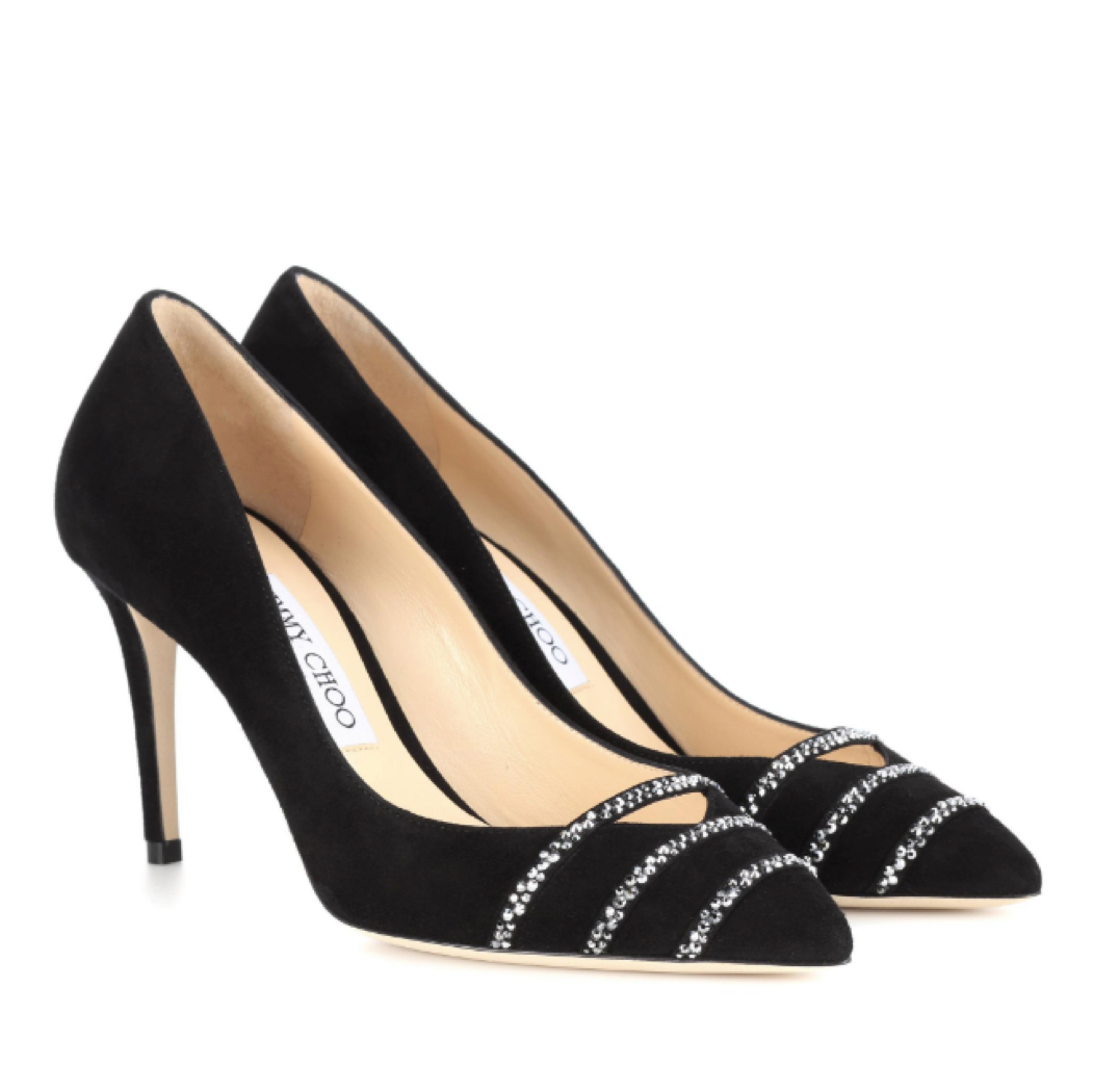 jimmy choo anthracite pumps