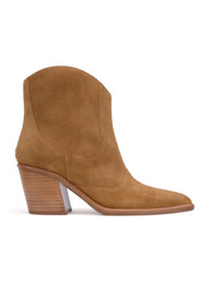 Jimmy Choo Cynthi 65 Suede Booties in Camel
