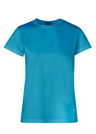 Akris Cotton Ribbed Jersey T-Shirt in Alpsee