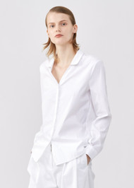 Fabiana Filippi Organic Cotton Shirt in White, Size 44