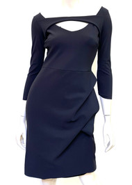 Chiara Boni La Petite Robe Jovita Dress in Black (Size 42/44/46)