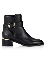 Jimmy Choo Clarice 45 Leather Ankle Boots in Black