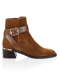 Jimmy Choo Clarice 45 Suede Ankle Boots in Dark Tan
