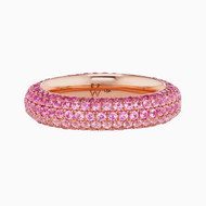 *JEWELRY EVENT* Emily P. Wheeler 18K Rose Gold Ombre Puffy Band in Flamingo, Size 7