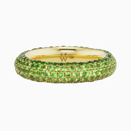 *JEWELRY EVENT* Emily P. Wheeler 18K Yellow Gold Ombre Puffy Band in Earth, Size 7