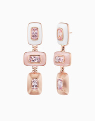 *JEWELRY EVENT* Emily P. Wheeler 18K Rose Gold Patchwork Earrings