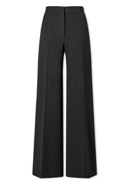 Max Mara Tronto Jersey Trousers in Dark Grey