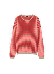*RESORT '23* Iris Von Arnim Women's Lucian Stripes Cashmere Sweater