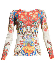 Etro Silk and Cashmere Jumper with Print