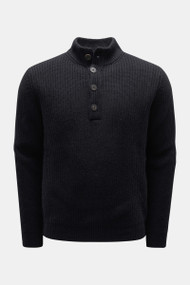 Iris Von Arnim Men's Connor Cashmere Sweater in Black
