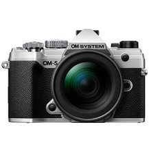 OM SYSTEM OM-5 Mirrorless Digital Camera with M.Zuiko Digital ED 12-45mm f/4.0 PRO Lens (Silver)