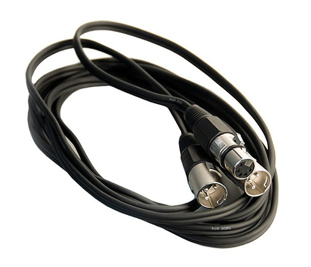 RODE NT4-DXLR Stereo 5-Pin XLR to Dual 3-Pin XLR Cable for NT-4 Fixed X/Y  Condenser Microphone (10.3') - Berger Brothers