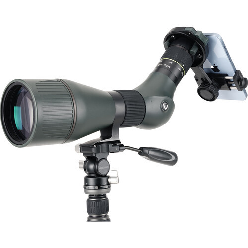 Vanguard 20-60x80 VEO HD Angled-Viewing Spotting Scope Bundle with Tripod & Digiscoping  Adapter - Berger Brothers