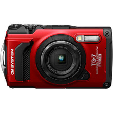 OM SYSTEM Tough TG-7 Digital Camera (Red)