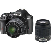 Pentax K-500 Digital SLR Camera with 18-55mm f/3.5-5.6 and 50-200mm f/4-5.6 Lenses