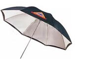 Photoflex 30" Convertible Umbrella - White Satin With Removable Black Cover"
